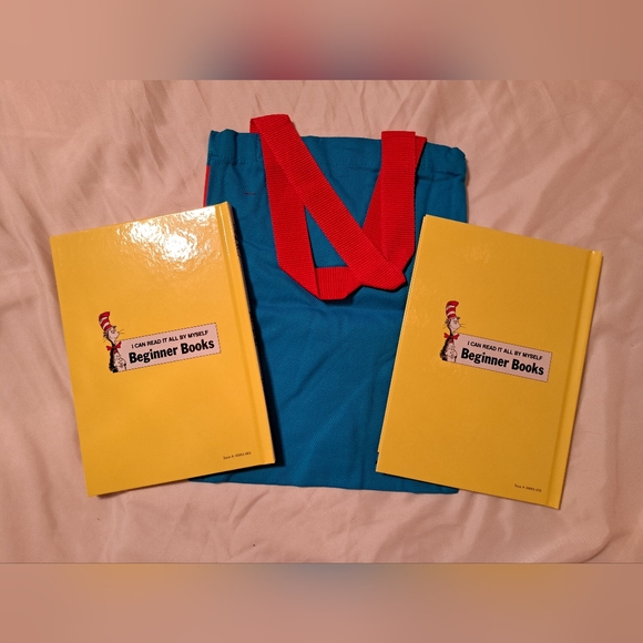 Dr. Seuss Early Moments First Reader Set of 2 Books & Tote Bag - NEW! - Picture 2 of 5